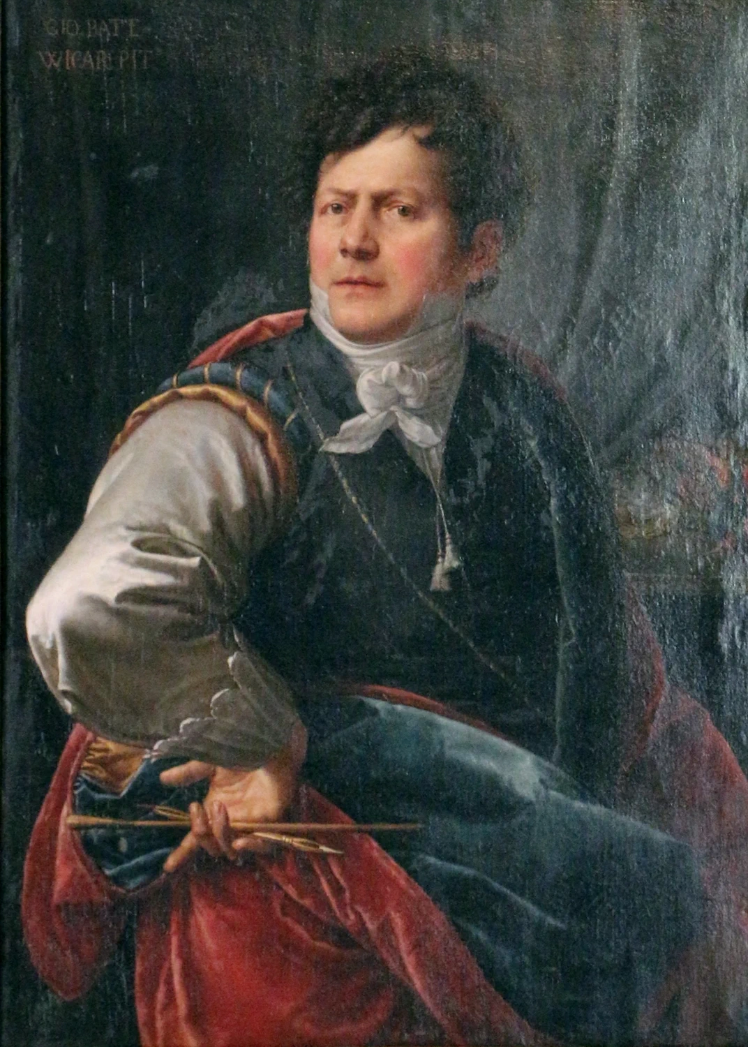Jean - Baptiste Wicar, Autoritratto. Accademia di San Luca